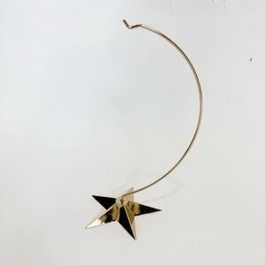 Department 56 Gold Star Weighted Metal Ornament Hanger 24K Gold Plated